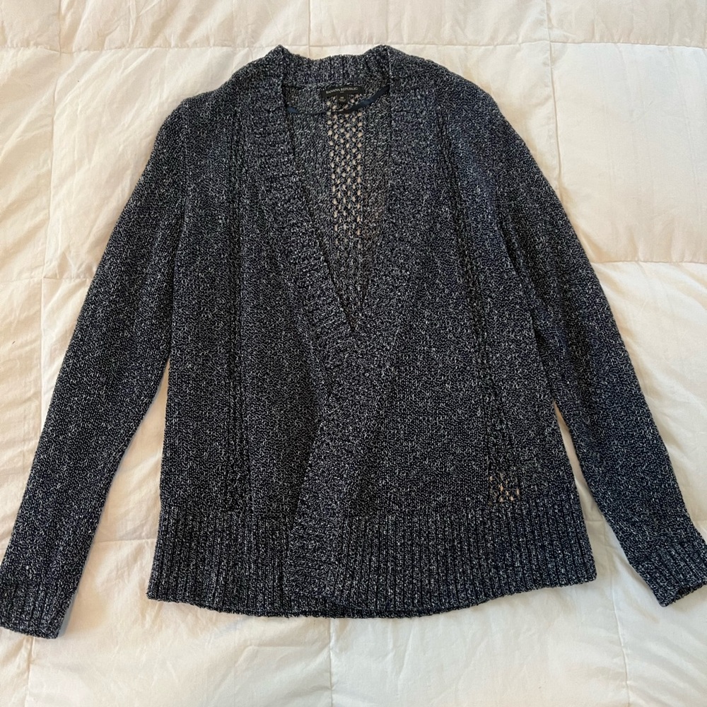 Banana Republic Cardigan (Blue Marled) Size Medium